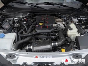 FIAT 124 Performance Air Intake System - MAXFlow - MADNESS - Black Powdercoated Finish